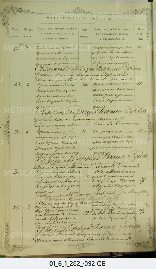 Родословная Аксеновы Верх-Исетский завод, Екатеринбургский уезд